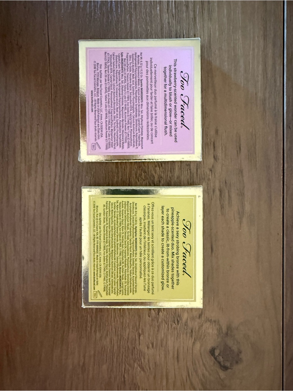 Too Faced Tutti Frutti Blush & Bronzer/Highlighter Duo Set - NIP - Picture 2 of 4
